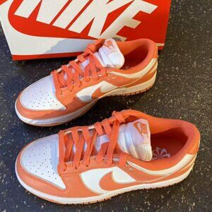 Brand New Nike Dunk Low Retro "Orange White" - With Original Box